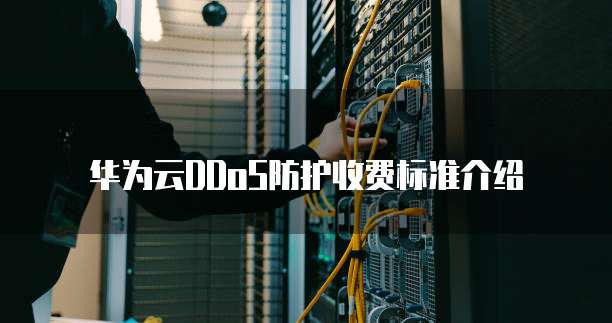 华为云DDoS防护收费标准介绍