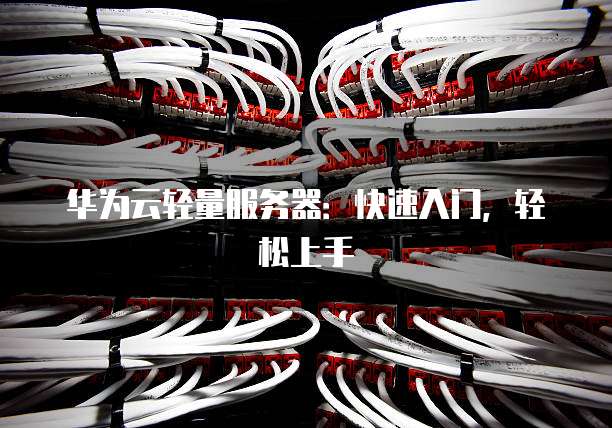 华为云轻量服务器:快速入门,轻松上手