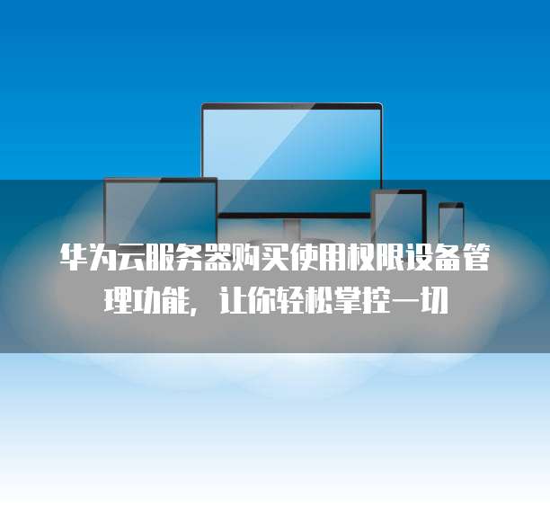 华为云服务器购买使用权限设备管理功能，让你轻松掌控一切