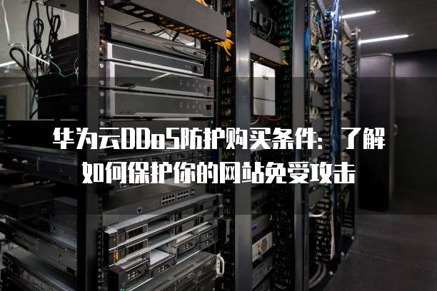 华为云DDoS防护购买条件:了解如何保护你的网站免受攻击
