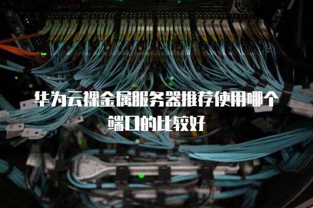 华为云裸金属服务器推荐使用哪个端口的比较好