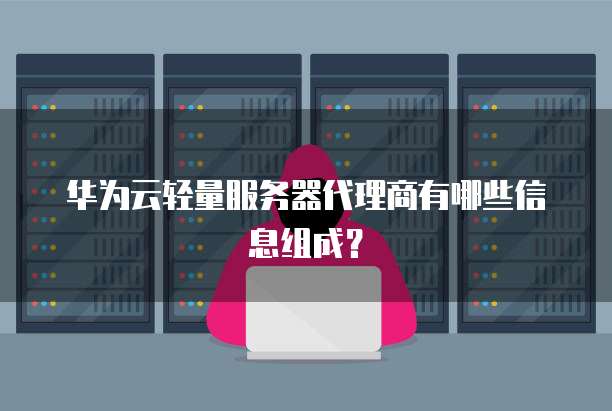 华为云轻量服务器代理商有哪些信息组成？