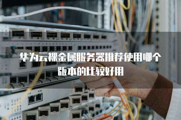 华为云裸金属服务器推荐使用哪个版本的比较好用