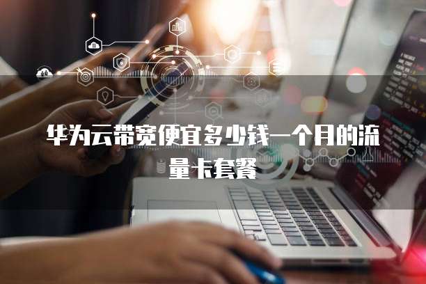 华为云带宽便宜多少钱一个月的流量卡套餐