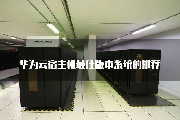 华为云宿主机最佳版本系统的推荐