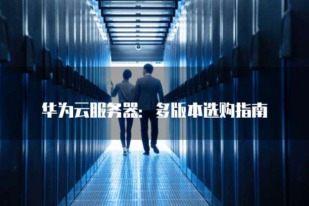 华为云服务器：多版本选购指南