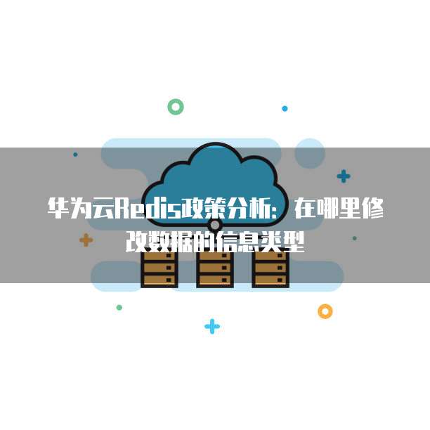 华为云Redis政策分析:在哪里修改数据的信息类型