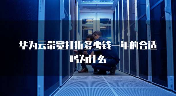华为云带宽打折多少钱一年的合适吗为什么