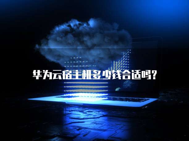 华为云宿主机多少钱合适吗?