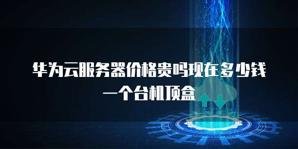 华为云服务器价格贵吗现在多少钱一个台机顶盒