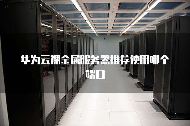 华为云裸金属服务器推荐使用哪个端口