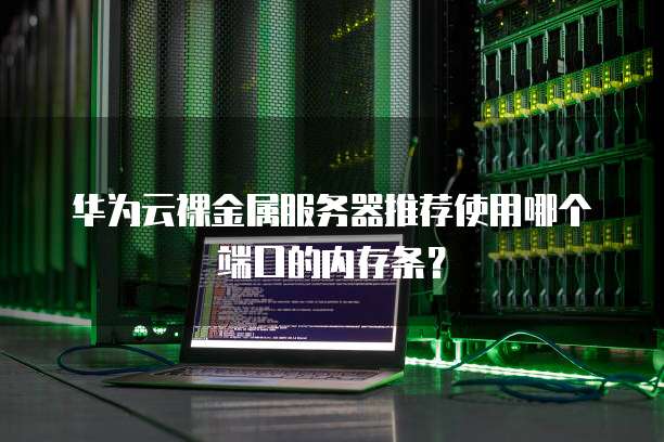 华为云裸金属服务器推荐使用哪个端口的内存条?