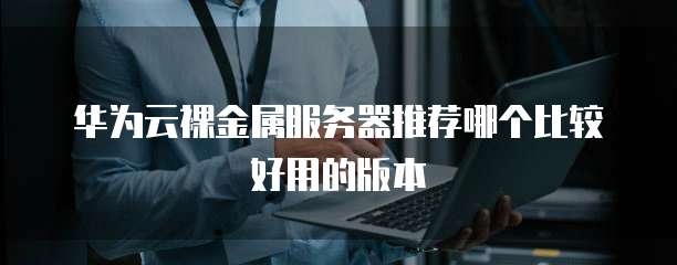 华为云裸金属服务器推荐哪个比较好用的版本