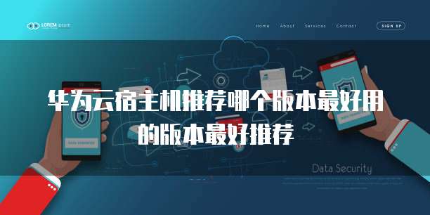 华为云宿主机推荐哪个版本最好用的版本最好推荐