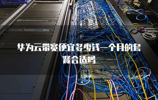华为云带宽便宜多少钱一个月的套餐合适吗