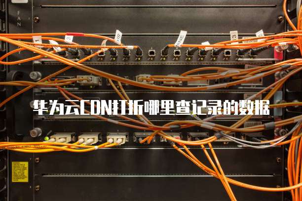 华为云CDN打折哪里查记录的数据
