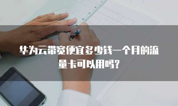华为云带宽便宜多少钱一个月的流量卡可以用吗?