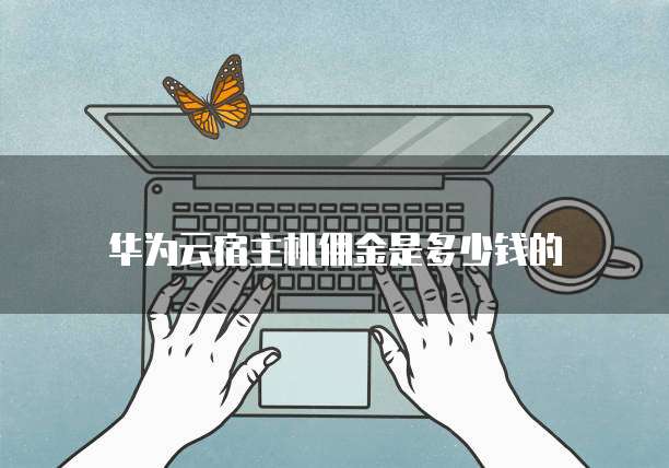 华为云宿主机佣金是多少钱的