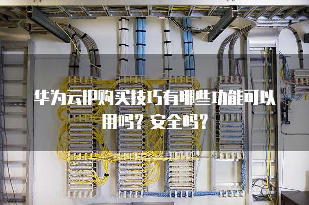 华为云IP购买技巧有哪些功能可以用吗?安全吗?