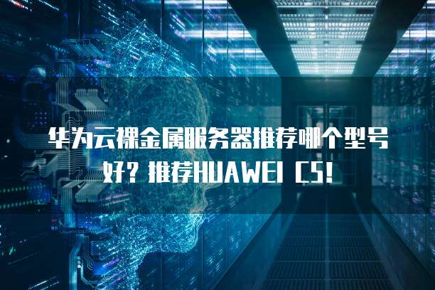 华为云裸金属服务器推荐哪个型号好?推荐HUAWEI C5!