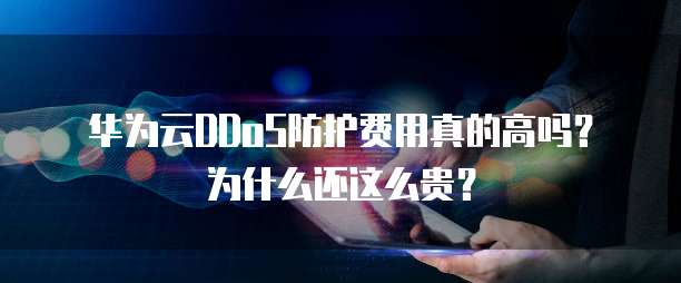 华为云DDoS防护费用真的高吗?为什么还这么贵?