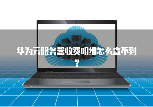 华为云服务器收费明细怎么查不到？