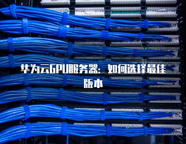 华为云GPU服务器:如何选择最佳版本