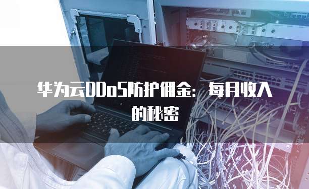 华为云DDoS防护佣金:每月收入的秘密