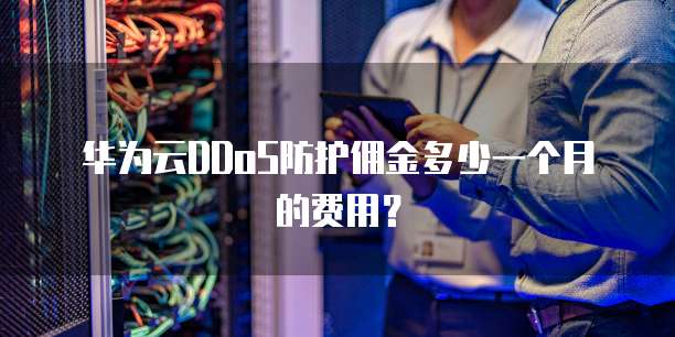 华为云DDoS防护佣金多少一个月的费用?
