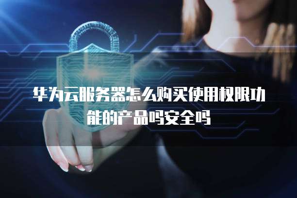 华为云服务器怎么购买使用权限功能的产品吗安全吗