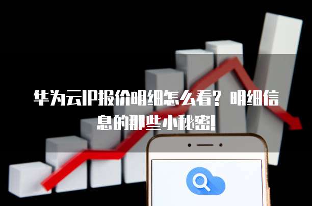 华为云IP报价明细怎么看? 明细信息的那些小秘密!