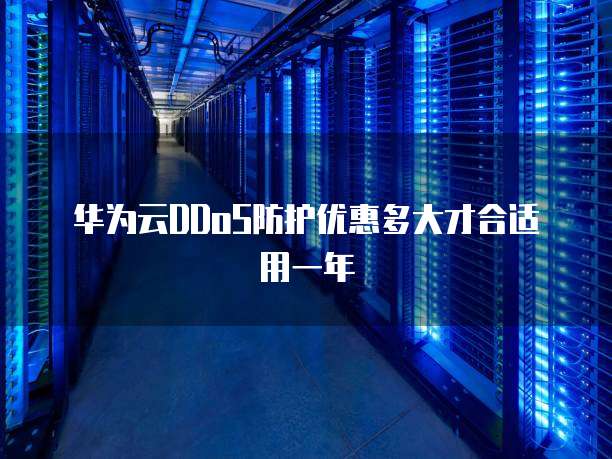 华为云DDoS防护优惠多大才合适用一年