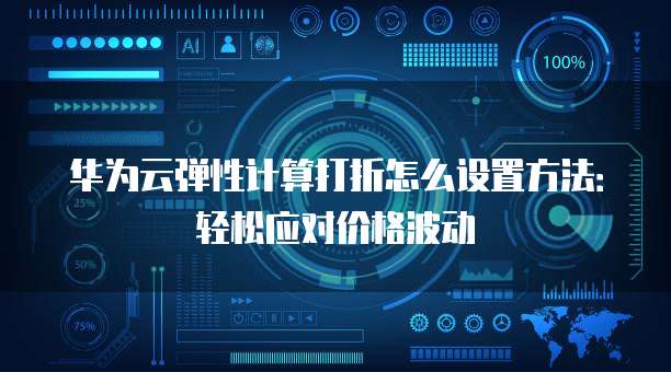 华为云弹性计算打折怎么设置方法:轻松应对价格波动