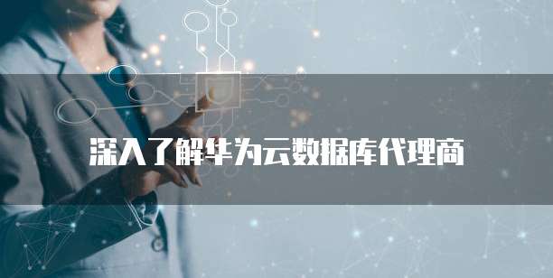 深入了解华为云数据库代理商