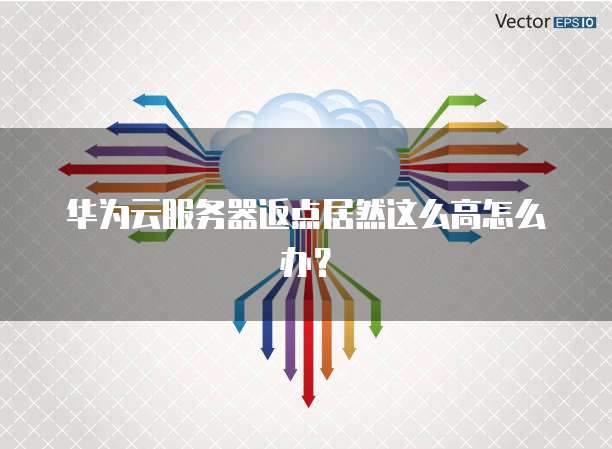 华为云服务器返点居然这么高怎么办?