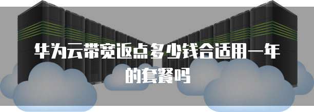 华为云带宽返点多少钱合适用一年的套餐吗