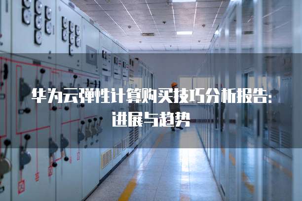 华为云弹性计算购买技巧分析报告:进展与趋势