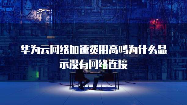 华为云网络加速费用高吗为什么显示没有网络连接