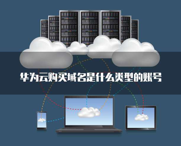华为云购买域名是什么类型的账号