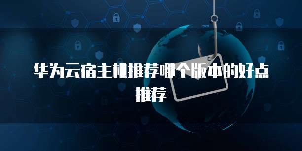 华为云宿主机推荐哪个版本的好点推荐