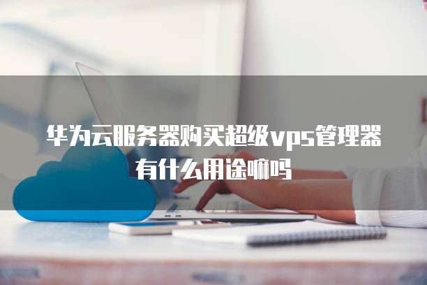 华为云服务器购买超级vps管理器有什么用途嘛吗