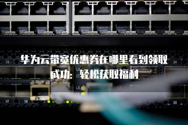 华为云带宽优惠券在哪里看到领取成功:轻松获取福利