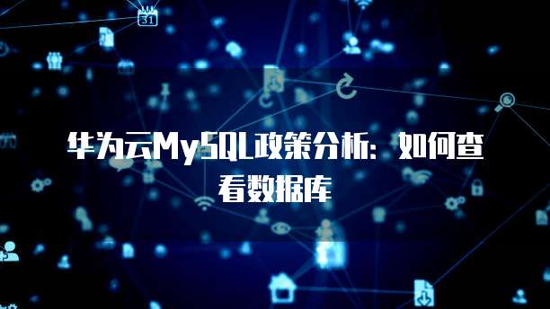 华为云MySQL政策分析:如何查看数据库