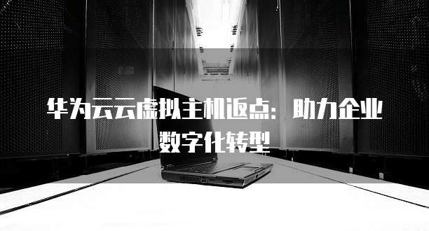 华为云云虚拟主机返点:助力企业数字化转型