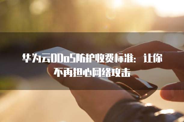 华为云DDoS防护收费标准:让你不再担心网络攻击