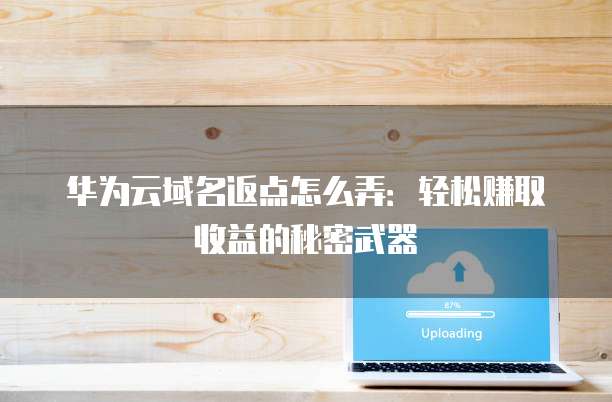 华为云域名返点怎么弄:轻松赚取收益的秘密武器