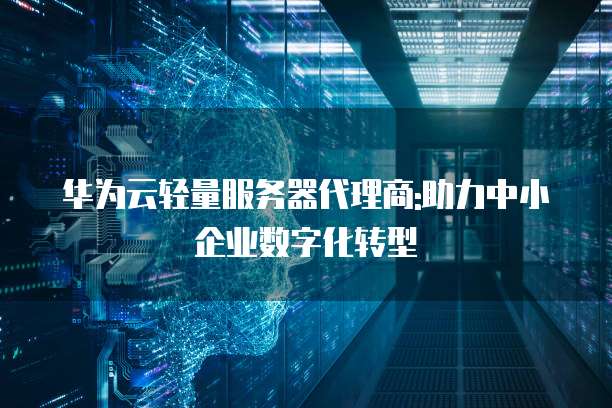 华为云轻量服务器代理商:助力中小企业数字化转型