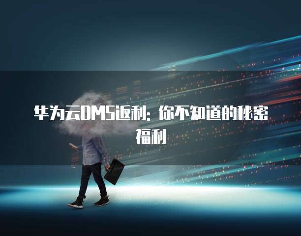 华为云DMS返利: 你不知道的秘密福利