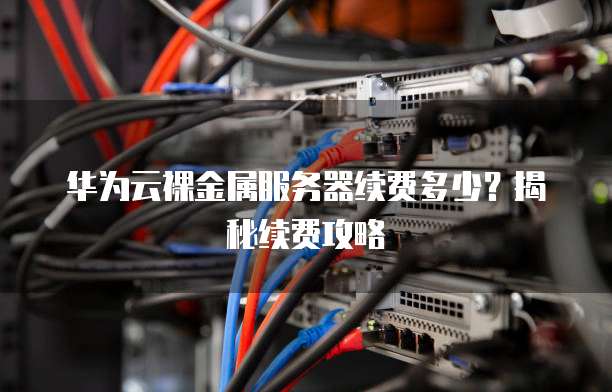 华为云裸金属服务器续费多少?揭秘续费攻略