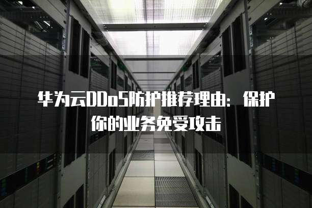华为云DDoS防护推荐理由:保护你的业务免受攻击